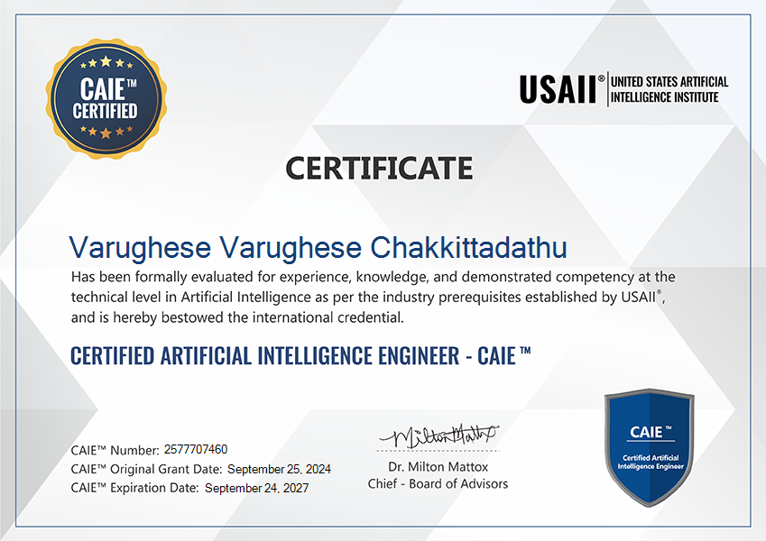Varughese Varughese Chakkittadathu